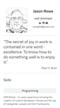 Mobile Screenshot of jmrowe.com